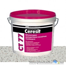 Мозаичная штукатурка Ceresit CT 77 20D, 0.8-1.2 мм, 14 кг