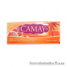 Мило туалетне Camay Dynamique, з ароматом грейпфрута, 90 г