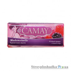 Мыло туалетное Camay Mademoiselle, с ароматом сладких ягод, 90 г