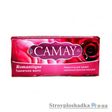 Мыло туалетное Camay Romantique, с ароматом алых роз, 100 г