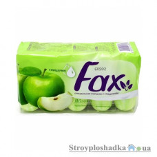 Мыло туалетное Fax, яблоко, 5x70 гр