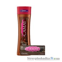 Набор Гель для душа + Мыло туалетное Camay Chocolate, с ароматом шоколада
