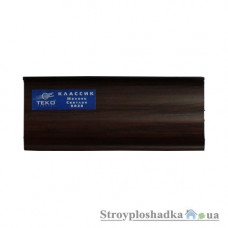 Плинтус напольный Теко Классик 0020, древоподобная текстура, махонь светлая, 2.5 м