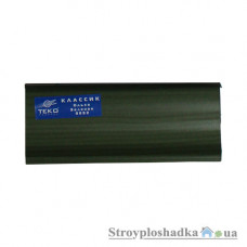 Плинтус напольный Теко Классик 0032, древоподобная текстура, ольха зеленая, 2.5 м