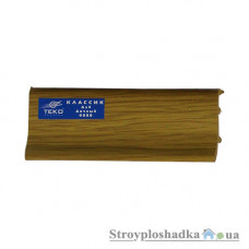 Плинтус напольный Теко Классик 0050, древоподобная текстура, дуб дачный, 2.5 м