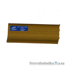 Плинтус напольный Теко Классик 0061, древоподобная текстура, бук лесной, 2.5 м