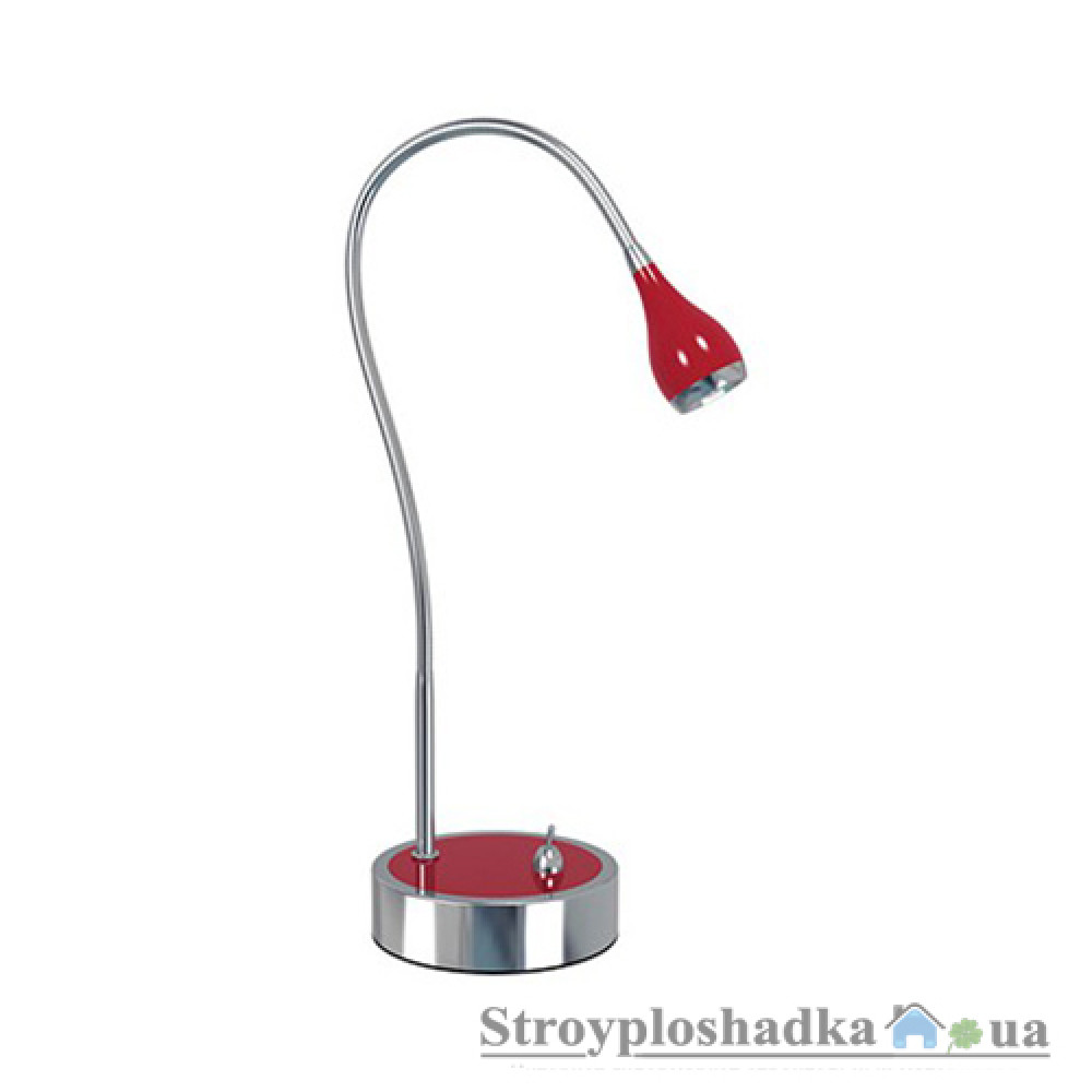 Настольная лампа Horoz Electric HL001L, LED, 3Вт, красная