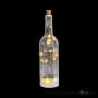 Новогодний декор Luca Lighting Бутылка серебристая, статика, стекло, батарейки AAА (371897)