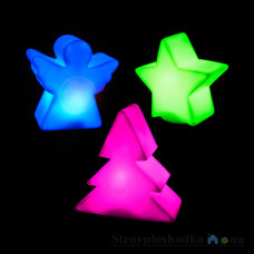 Новорічний декор Luca Lighting Комплект з трьох фігурок, статика, пластик, батарейка-таблетка (370748)
