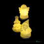Новогодний декор Luca Lighting Комплект из трех фигурок, статика, керамика, батарейка-таблетка (371893)