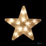 Новогодний декор Luca Lighting Звезда, статика, голографический эффект, батарейки AAА (371886)