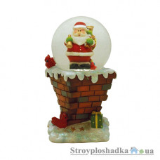 Сувенир Новогодько Дед Мороз на подставке, водный шар d-45 мм (520389)