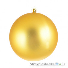 Игрушка Новогодько Шар, d-10 см, золотой матовый (972615)