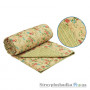Одеяло Руно English Style, 140х205 см, шерстяное, облегченное, бежевое (321.115ШК English style)