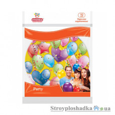Тарілки паперові Eventa Party, святкові кульки, D23 см, 10 шт
