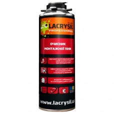 Очиститель монтажной пены Lacrysil, 500 мл Очиститель монтажной пены Lacrysil, 500 мл