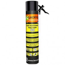 Піна монтажна Lacrysil 60 л, ручна, 750 мл