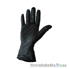 Перчатки нитриловые Beybi, одноразовые, черные, XL, 100 шт