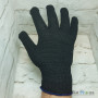 Перчатки рабочие трикотажные, с ПВХ рисунком, черные, размер 10, BauGold 10301
