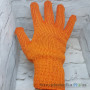 Перчатки рабочие трикотажные, с ПВХ рисунком, оранжевые, размер 10, BauGold 10303