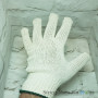Перчатки рабочие трикотажные, с ПВХ рисунком, белые, размер 10, BauGold 10305