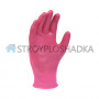 Перчатки с нитриловым покрытием Doloni 4591, розовые, размер 7