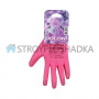 Перчатки с нитриловым покрытием Doloni 4591, розовые, размер 7