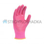 Перчатки с нитриловым покрытием Doloni 4592, розовые, размер 8