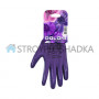 Рукавички з нітриловим покриттям Doloni 4593, фіолетові, розмір 7