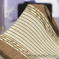 Плед Arya Joke, 150х200 см, бежево-коричневые тона, полоса
