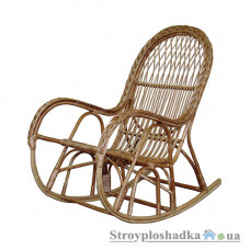 Плетеное кресло-качалка Черниговской ФЛИ КК-4/3, из лозы, 60х65х120 см