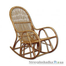 Плетене крісло-качалка Чернігівської ФЛВ КК-4, з лози, 60х65х120 см