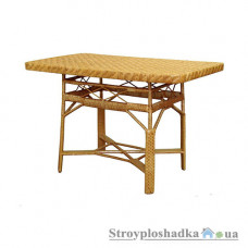 Плетеный стол Черниговской ФЛИ СЖ-7, из лозы, 72х120х75см, прямоугольный