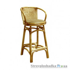 Плетеный стул барный Черниговской ФЛИ Стиль, из ротанга, 53х50х105 см