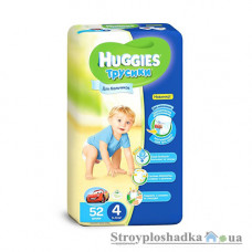 Подгузники-трусики Huggies, 9-15 кг, для мальчиков, 52 шт
