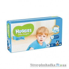 Подгузники Huggies Ultra Comfort 4+, 10-16 кг, для мальчиков, мега упаковка, 68 шт