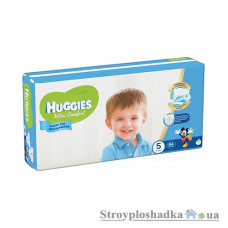 Подгузники Huggies Ultra Comfort 5, 12-22 кг, для мальчиков, гига упаковка, 64 шт