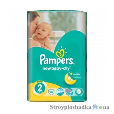 Підгузки Pampers New Baby-Dry, Mini, 3-6 кг, економ упаковка -, 66 шт.