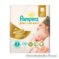 Подгузники Pampers Premium Care, Newborn, 2-5 кг, 22 шт.