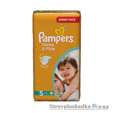 Підгузки Pampers Sleep & Play, Junior, 11-18 кг, джамбо, 58 шт.