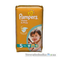 Подгузники Pampers Sleep & Play, Junior, 11-18 кг, стандарт, 11 шт.