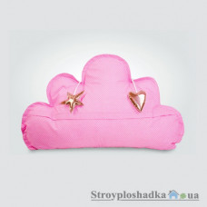 Подушка Идея декоративная Облако 2, 43х70 см, фигурная, розовая