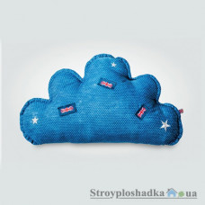 Подушка Идея декоративная Облако, 43х70 см, фигурная, синяя