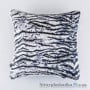 Подушка Идея декоративная с вышивкой Стул, 37х37 см, квадратная, черная