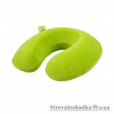 Подушка Идея ортопедическая Рогалик, 30х10х33 см, U-образная форма, зеленая