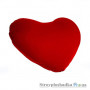 Подушка декоративна Moka textil Сердечко pod001, 40х40 см, чохол-атлас, серце, червона