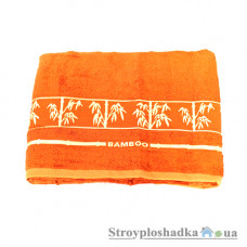 Полотенце Arya Bonita Бамбук, 70х140 см, 100% бамбуковое волокно, оранжевое
