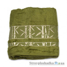 Полотенце Arya Elanor Бамбук, 50х90 см, 100% бамбуковое волокно, зеленое