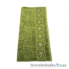 Рушник Arya Yildiz Cicegi Бамбук, 70х140 см, 100% бамбукове волокно, зелений