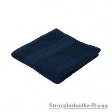 Полотенце Руно 070140Т, 70х140 см, хлопок, синее с полосой